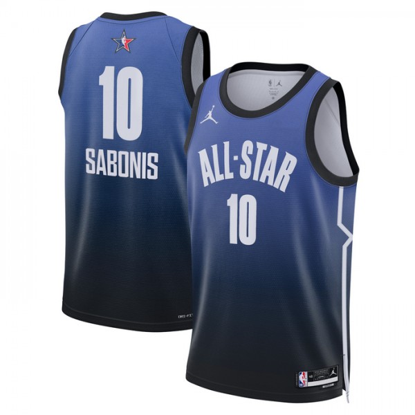 All-Star 2023 Trikot Team 1 Domantas Sabonis 10 Nike Blau Swingman - Herren All-Star 2023 Trikot Team 1 Domantas Sabonis 10 Nike Blau Swingman - Herren